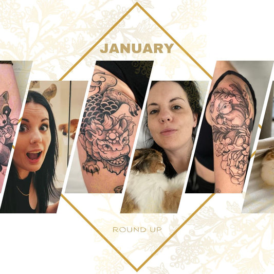 Floral tattoo artist Lu Loram Martin's roundup blog post