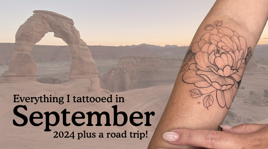 Everything I tattooed in September...