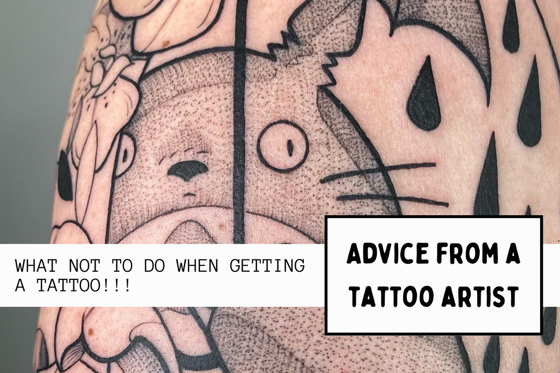 Tattoo advice by lu loram martin, top large blackwork floral tattoo specialist, and illustrator, based in toronto, canada, best