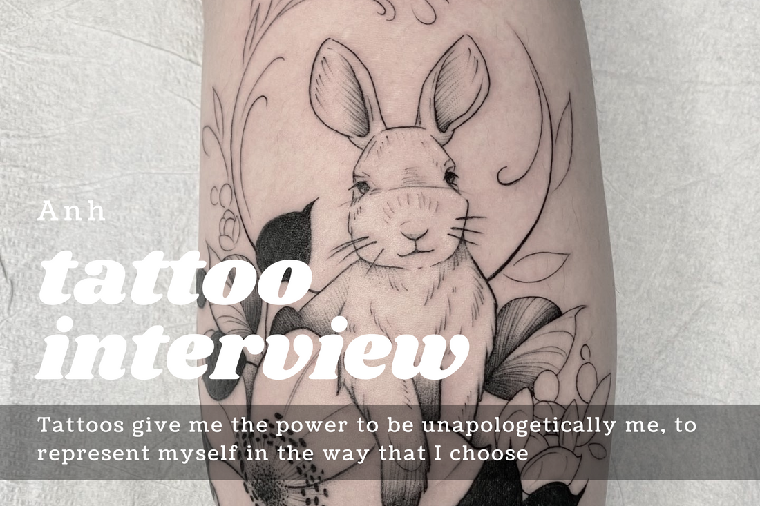 tattoo interview blog by lu loram martin, top large bold blackwork floral tattoo specialist, and illustrator, based in toronto, canada, best