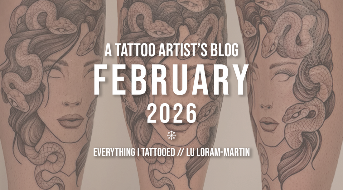 Every tattoo I did in January!!!