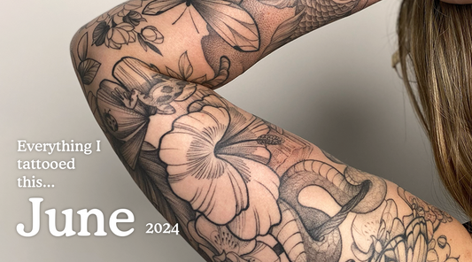 Everything I tattooed in June 2024...