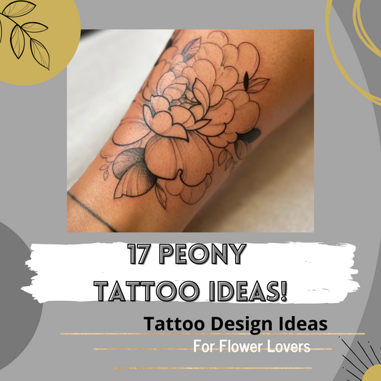 17 Peony tattoo ideas by floral tattoo artist Lu Loram Martin, based in Toronto, Canada.